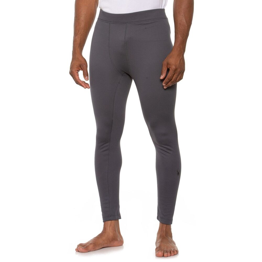 Spyder Pant Mens size Large Midweight Baselayer High Performance Ebony NEW $59